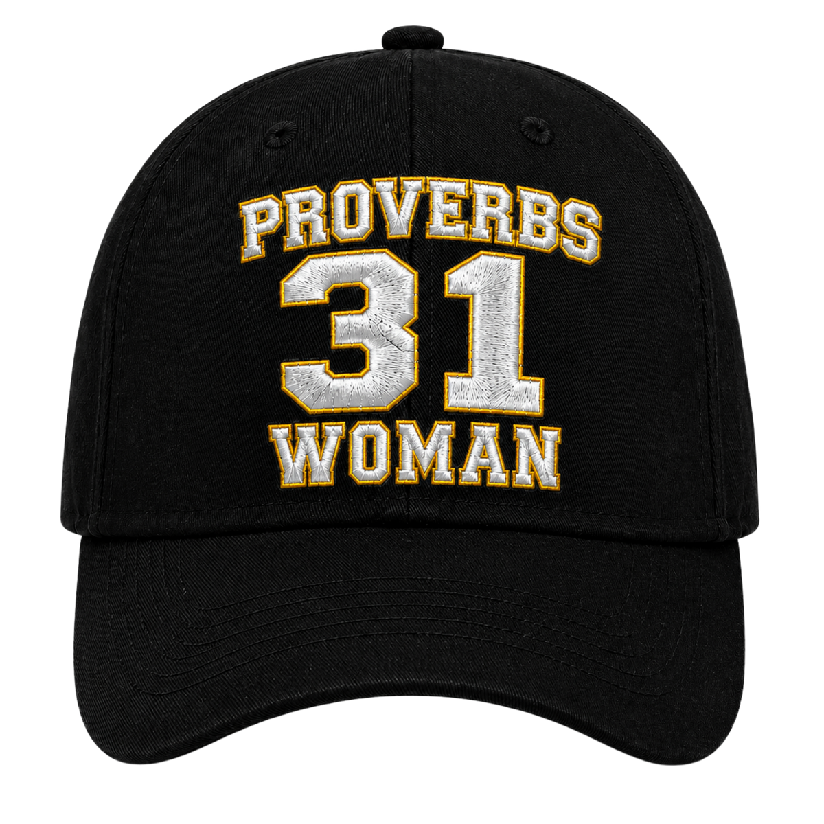 Proverbs 31 Woman Christian Embroidered Patch Hat
